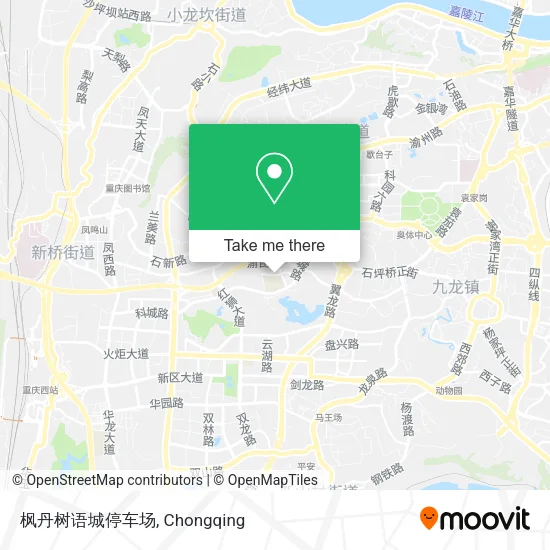枫丹树语城停车场 map