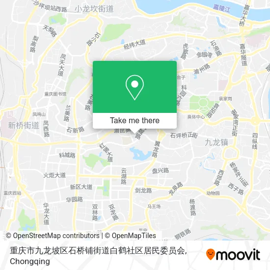 重庆市九龙坡区石桥铺街道白鹤社区居民委员会 map