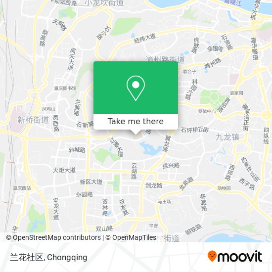 兰花社区 map