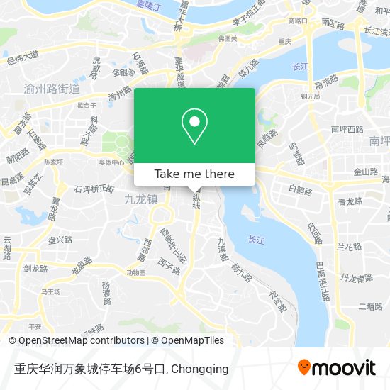 重庆华润万象城停车场6号口 map