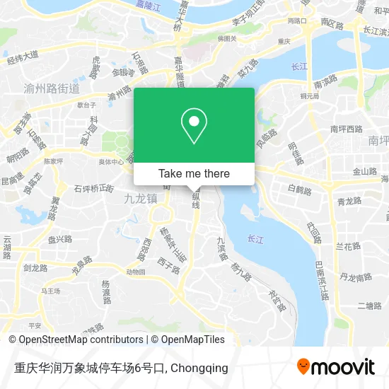 重庆华润万象城停车场6号口 map