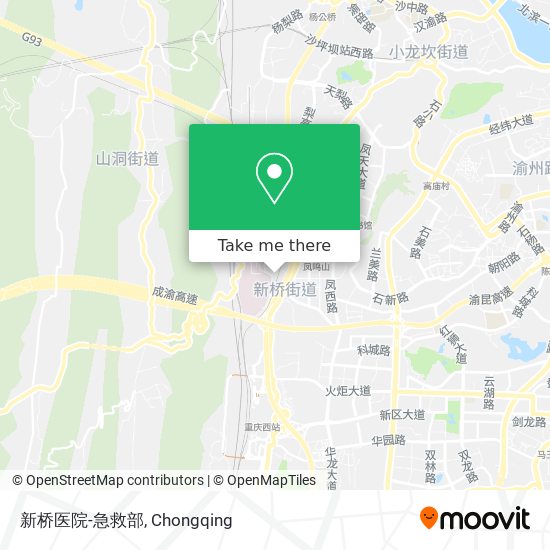 新桥医院-急救部 map