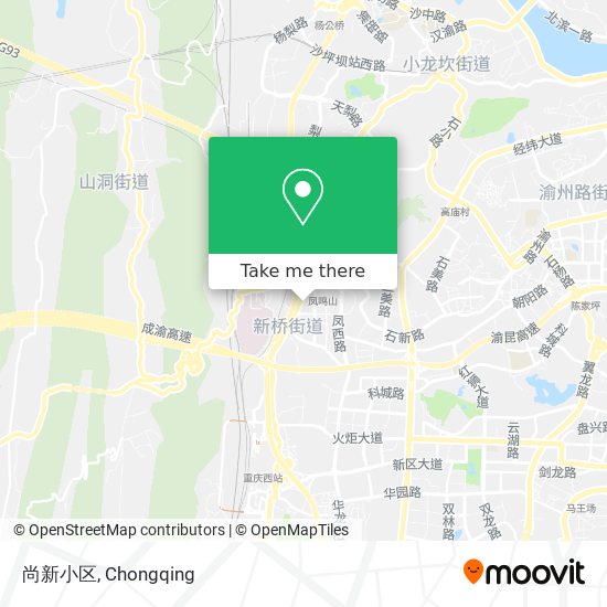 尚新小区 map