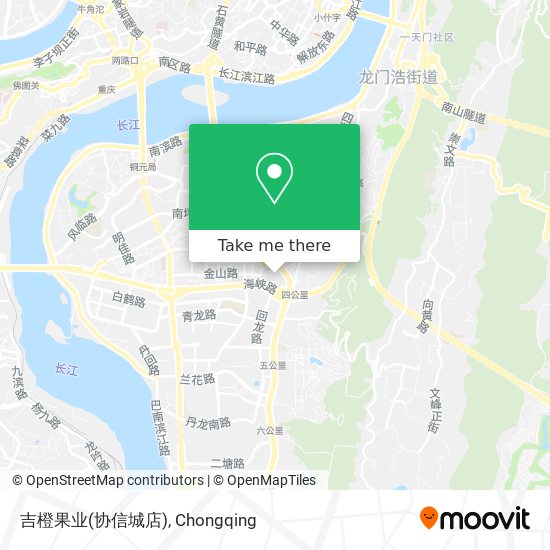吉橙果业(协信城店) map