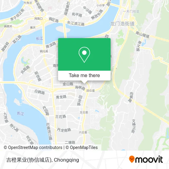 吉橙果业(协信城店) map