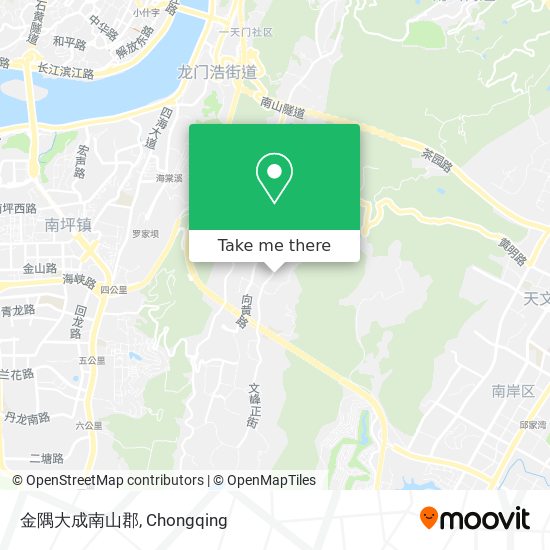 金隅大成南山郡 map