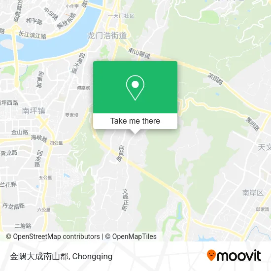 金隅大成南山郡 map
