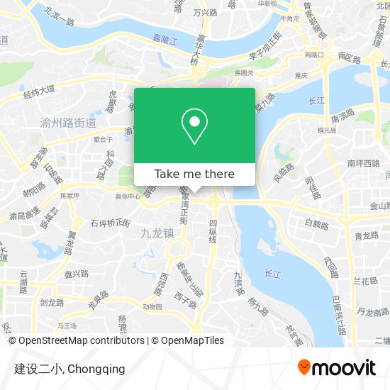 建设二小 map