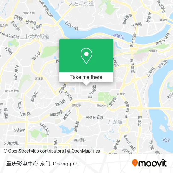 重庆彩电中心-东门 map
