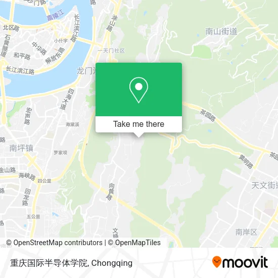 重庆国际半导体学院 map