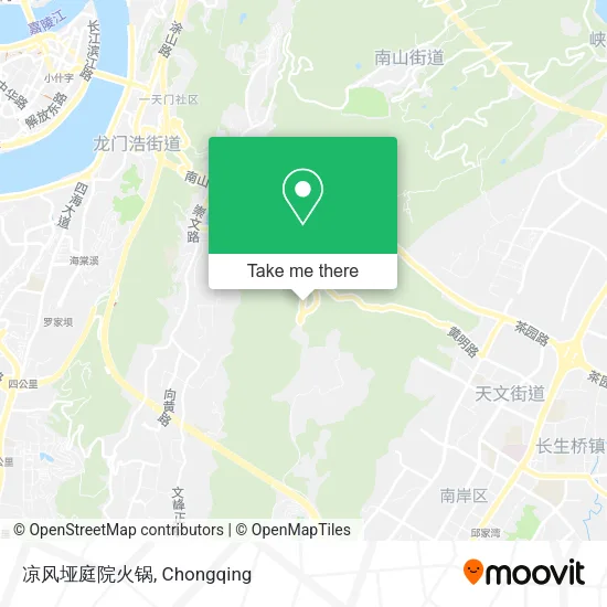凉风垭庭院火锅 map