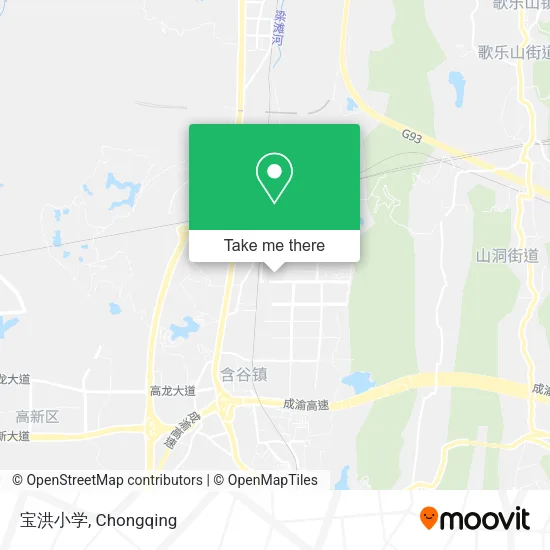 宝洪小学 map