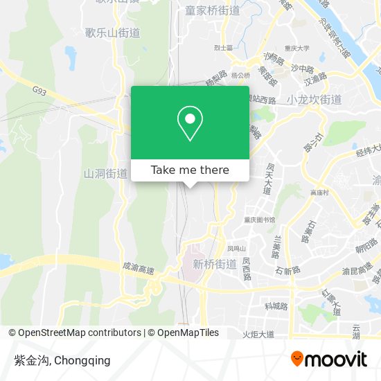 紫金沟 map