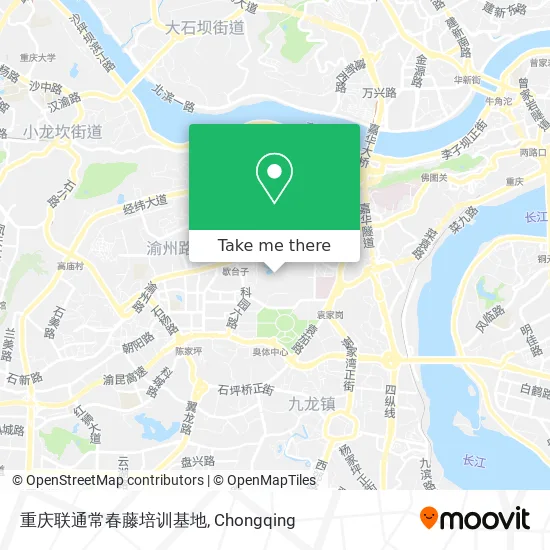 重庆联通常春藤培训基地 map