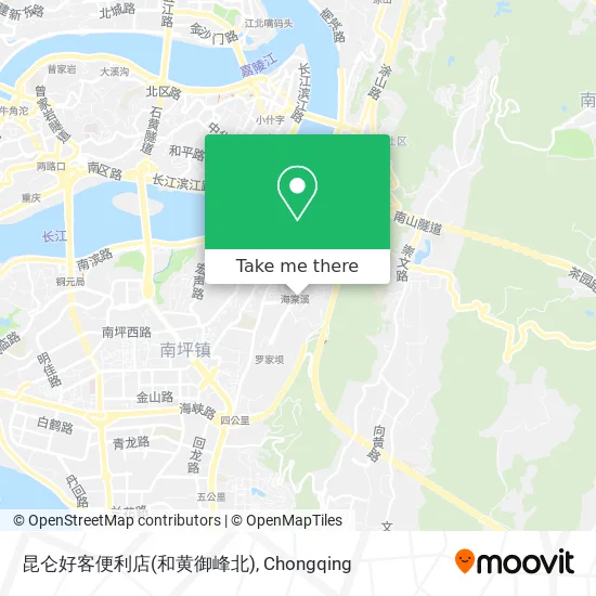 昆仑好客便利店(和黄御峰北) map