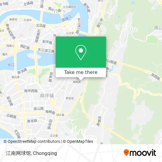 江南网球馆 map
