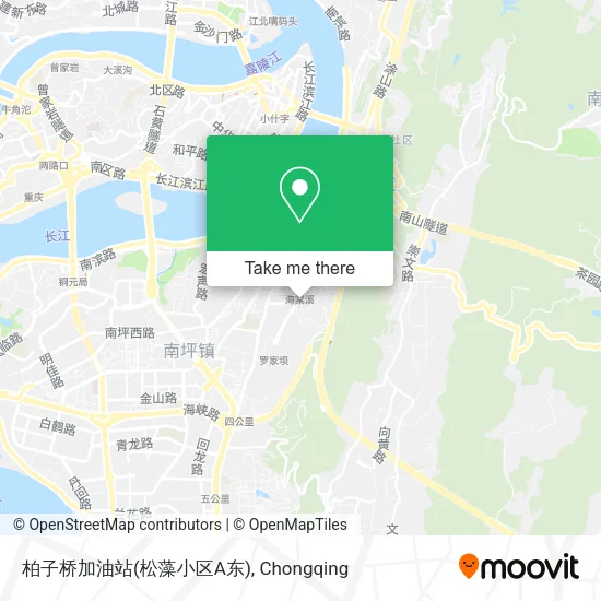 柏子桥加油站(松藻小区A东) map