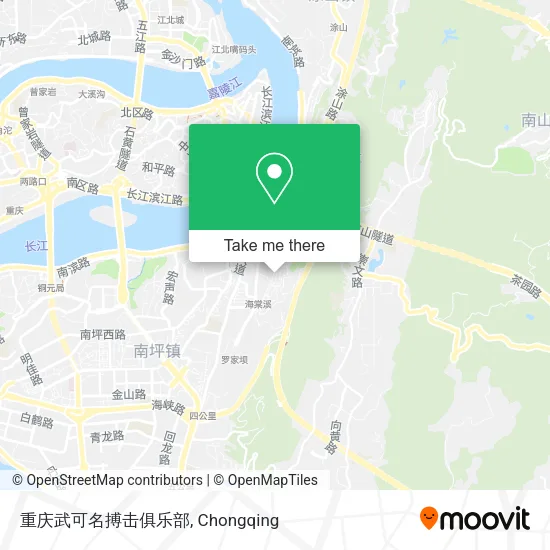 重庆武可名搏击俱乐部 map
