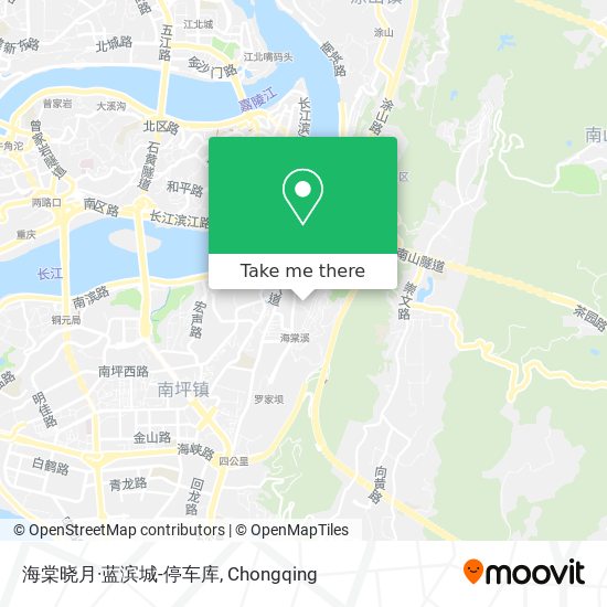 海棠晓月·蓝滨城-停车库 map