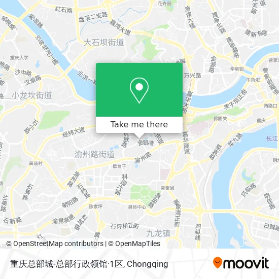 重庆总部城-总部行政领馆·1区 map