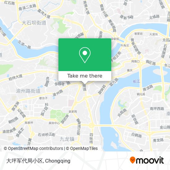 大坪军代局小区 map