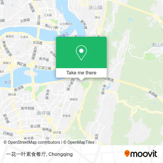 一花一叶素食餐厅 map
