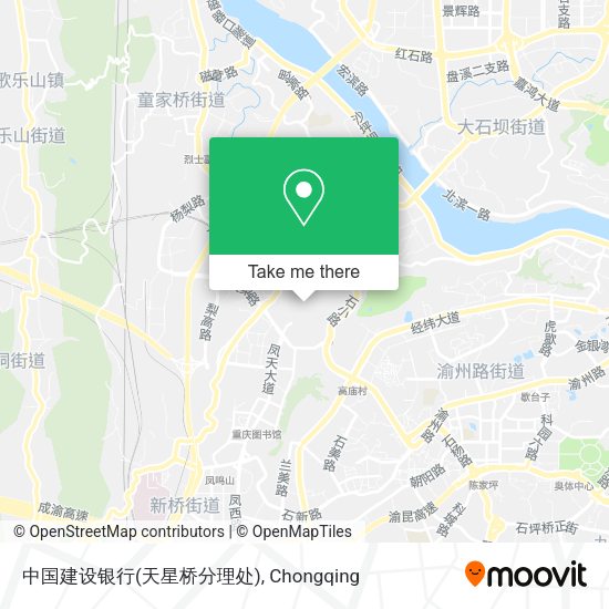 中国建设银行(天星桥分理处) map