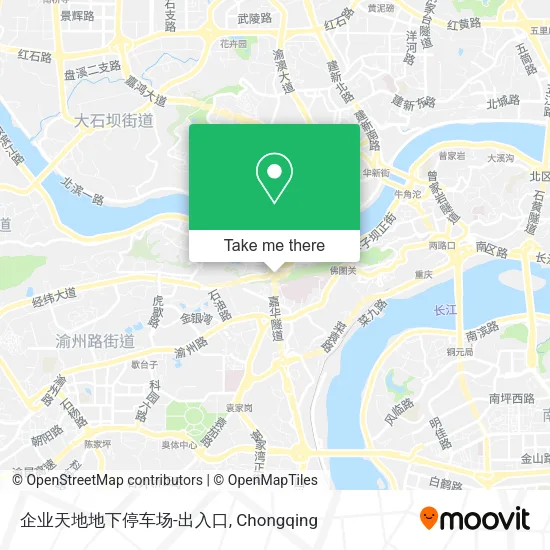企业天地地下停车场-出入口 map