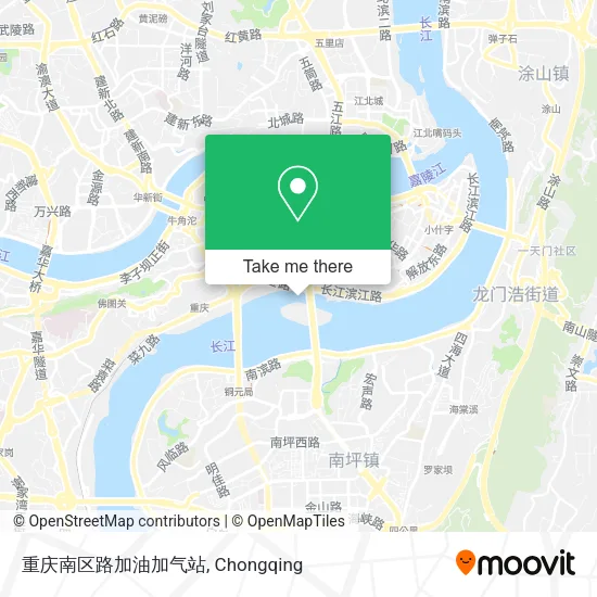 重庆南区路加油加气站 map