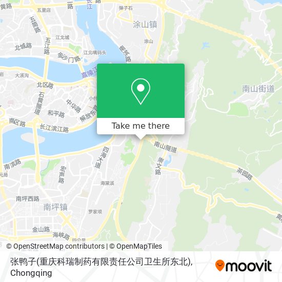 张鸭子(重庆科瑞制药有限责任公司卫生所东北) map