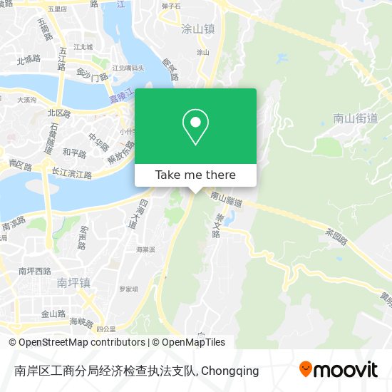 南岸区工商分局经济检查执法支队 map