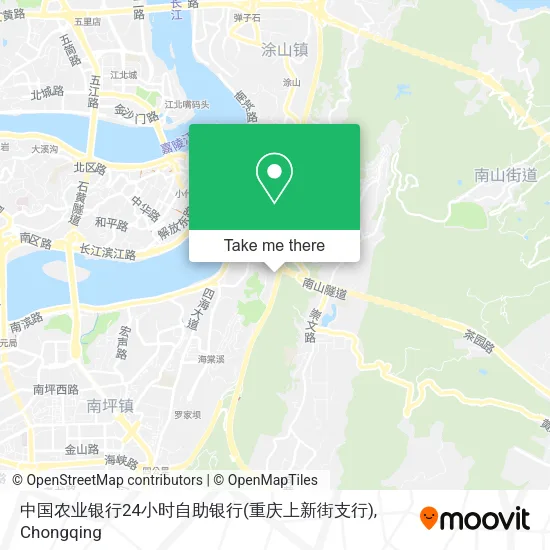 中国农业银行24小时自助银行(重庆上新街支行) map