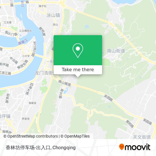 香林坊停车场-出入口 map