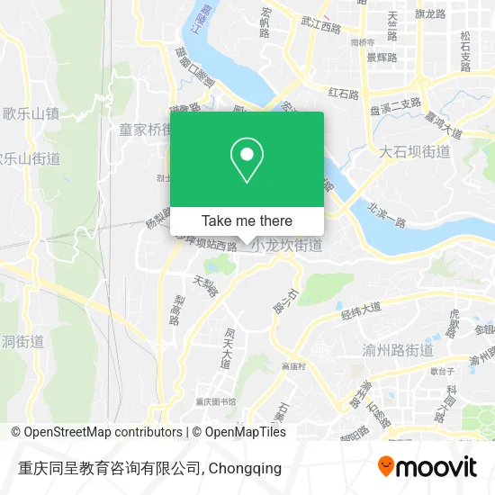 重庆同呈教育咨询有限公司 map