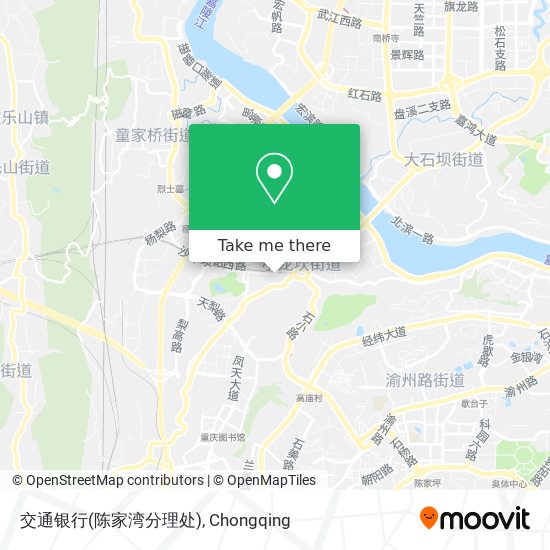 交通银行(陈家湾分理处) map