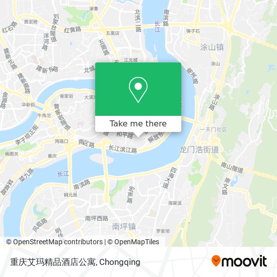 重庆艾玛精品酒店公寓 map