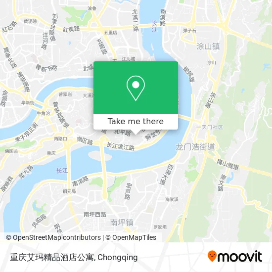 重庆艾玛精品酒店公寓 map