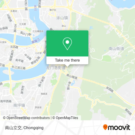 南山立交 map