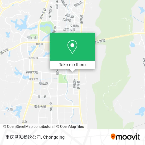 重庆灵泓餐饮公司 map