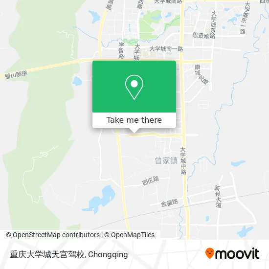 重庆大学城天宫驾校 map