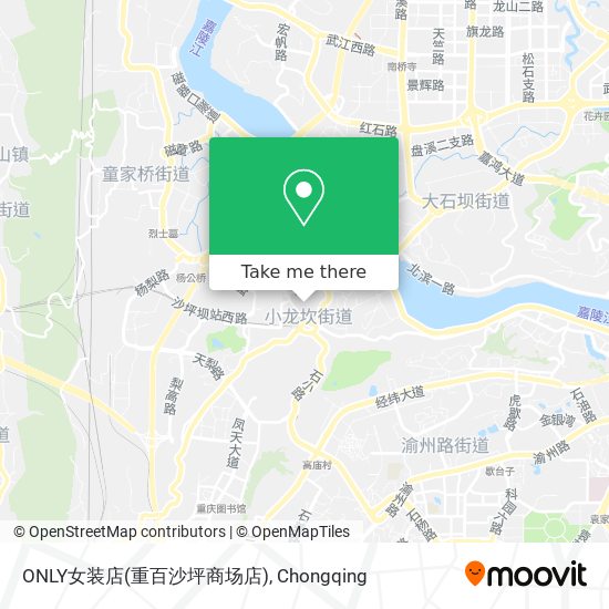 ONLY女装店(重百沙坪商场店) map