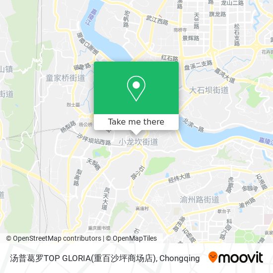 汤普葛罗TOP GLORIA(重百沙坪商场店) map