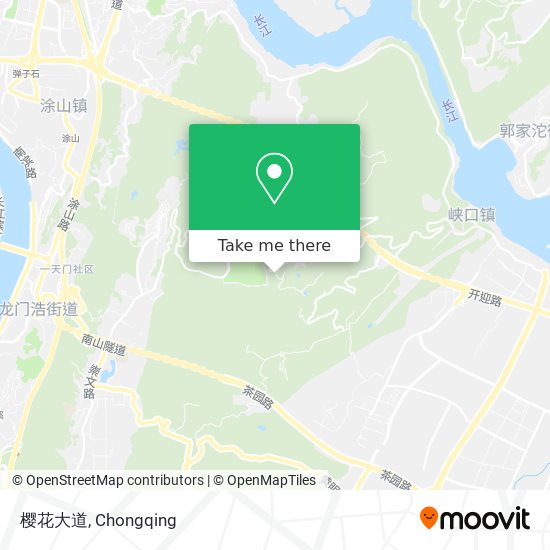 樱花大道 map