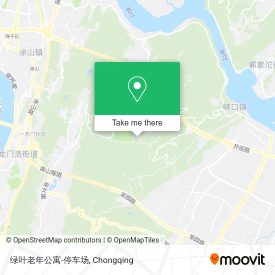绿叶老年公寓-停车场 map