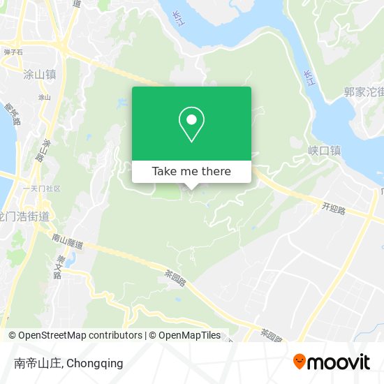 南帝山庄 map