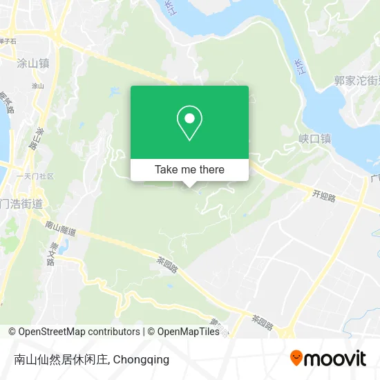 南山仙然居休闲庄 map