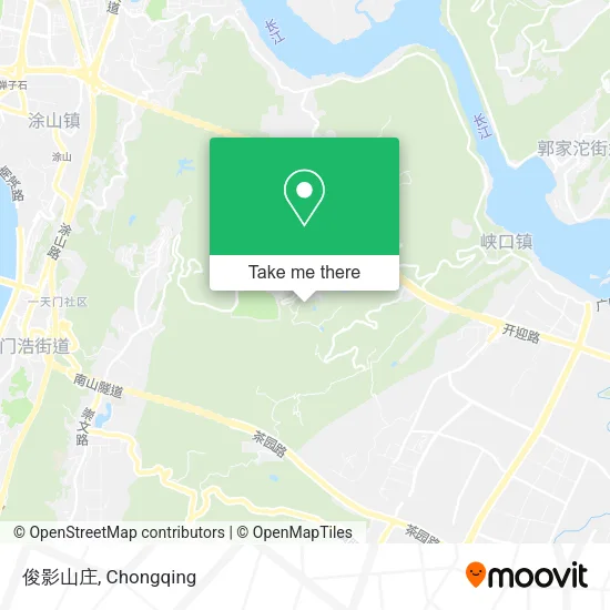 俊影山庄 map