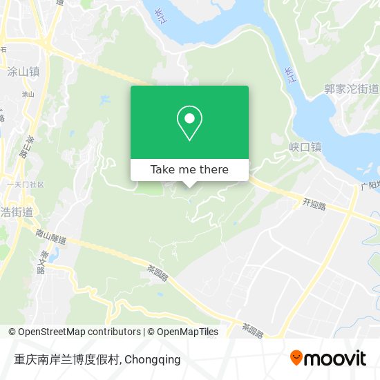 重庆南岸兰博度假村 map