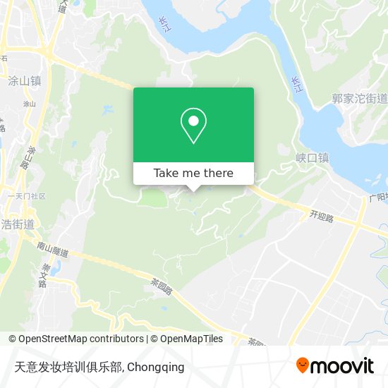 天意发妆培训俱乐部 map