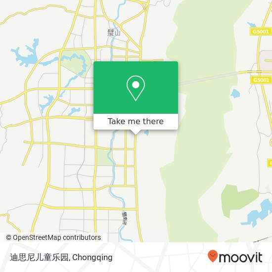 迪思尼儿童乐园 map